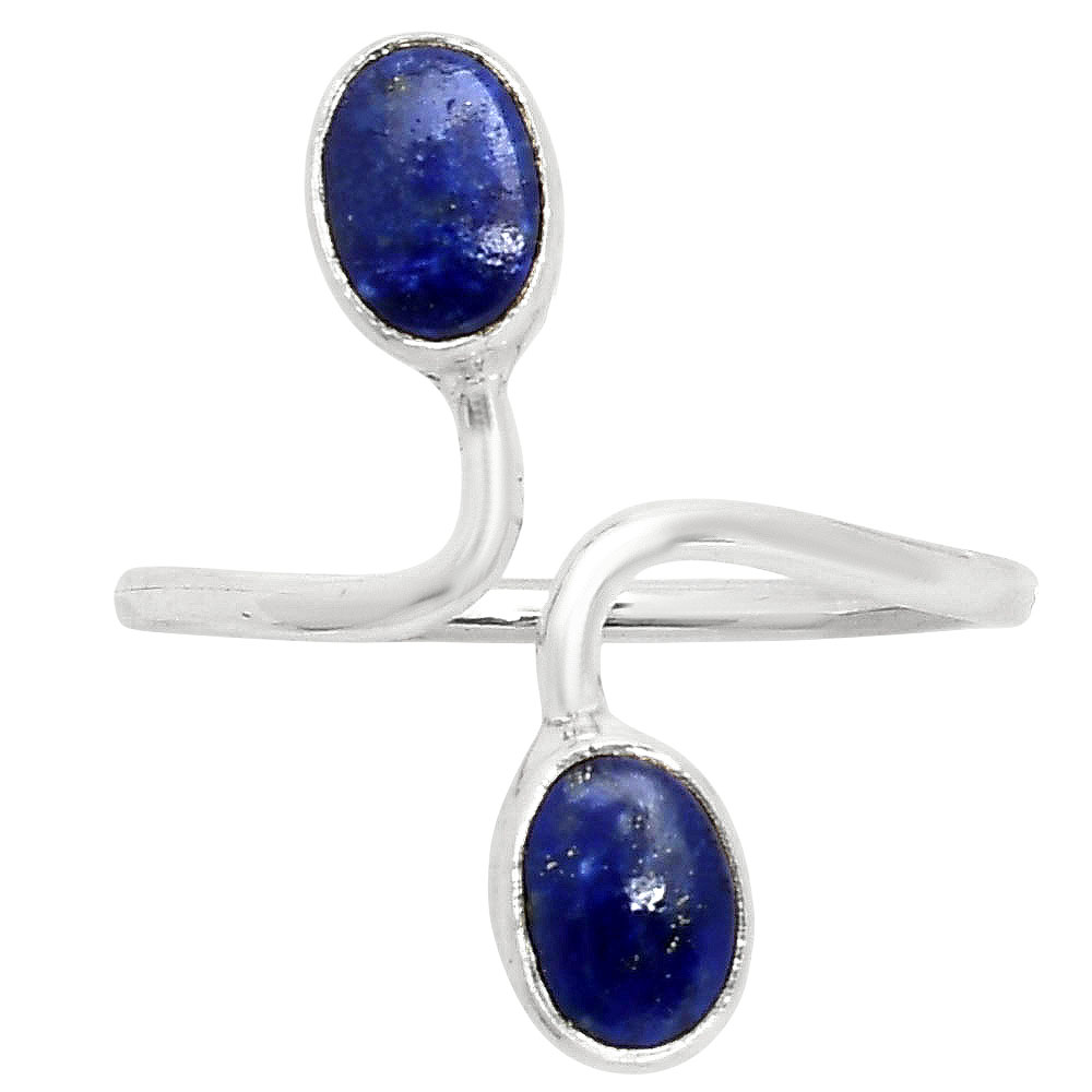 Adjustable - Lapis Lazuli Ring size-9 SDR249367 R-1587, 7x5 mm