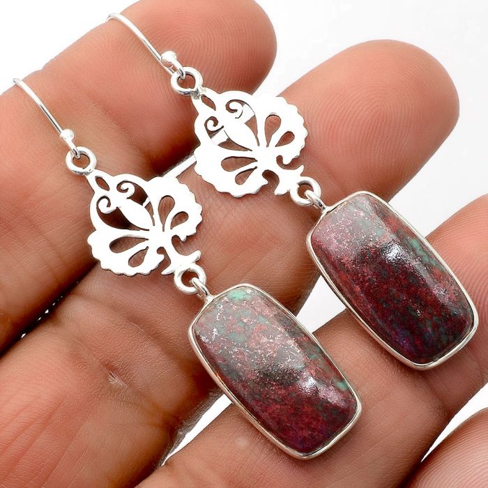 Sonora Sunrise - Cuprite Blood Earrings SDE26357 E-1094, 11x21 mm